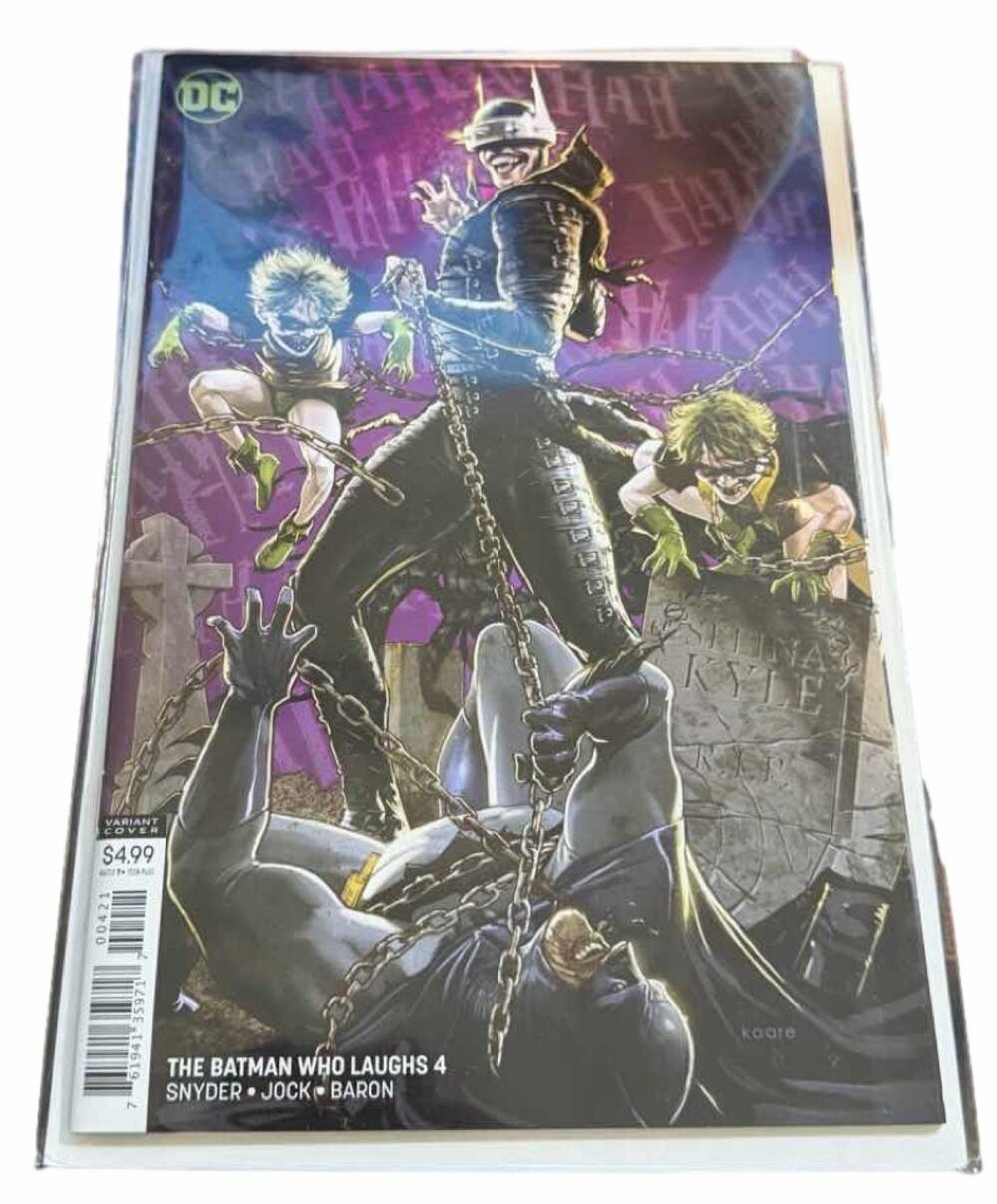 The Batman Who Laughs #4 Kaare Andrews Variant Cover DC Comics 2019